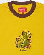frog rib ringer tee / celery