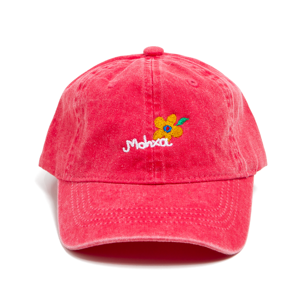 daisy kids cap / strawberry red