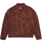 tie dye corduroy station jacket (mars)