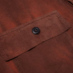 tie dye corduroy station jacket (mars)