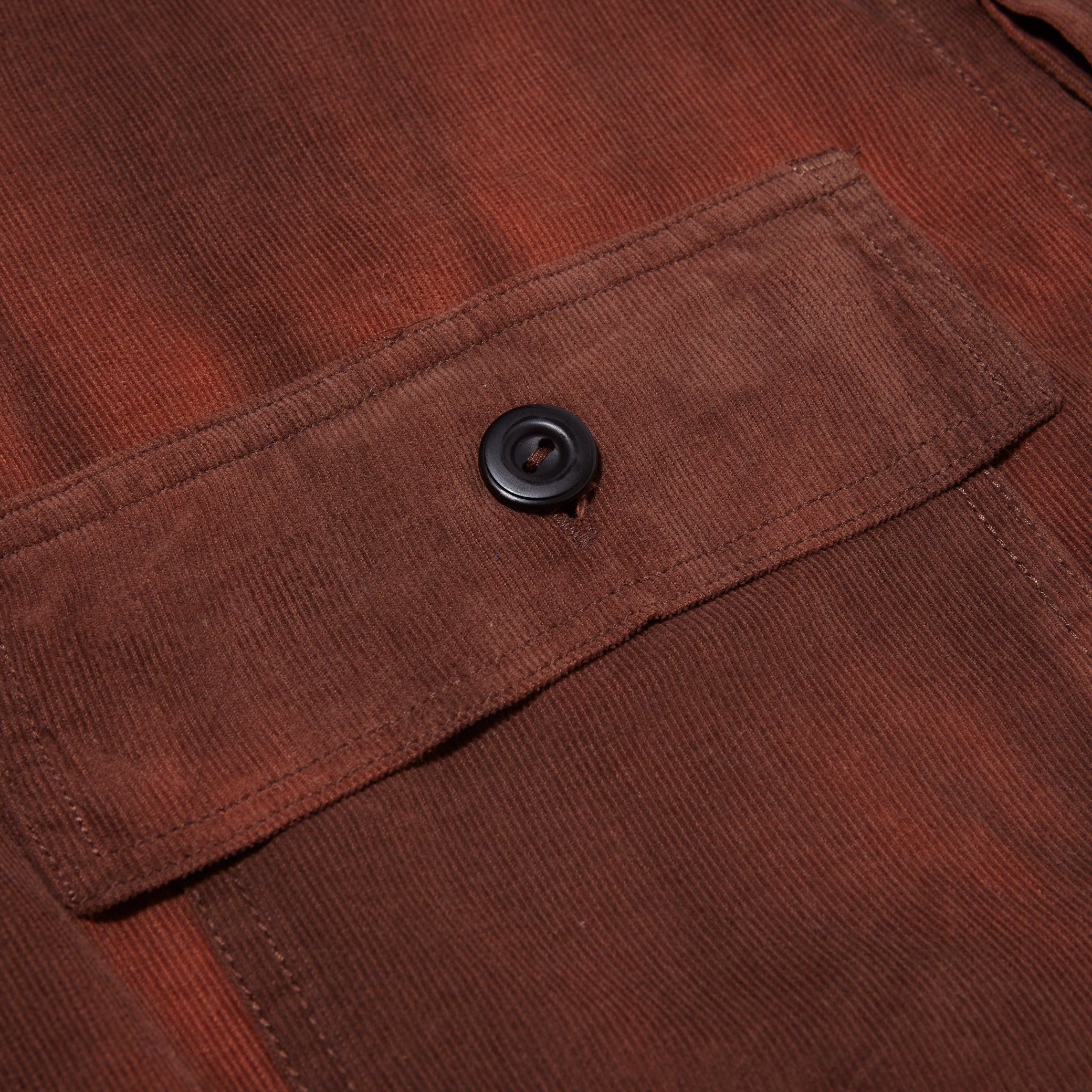 tie dye corduroy station jacket (mars)