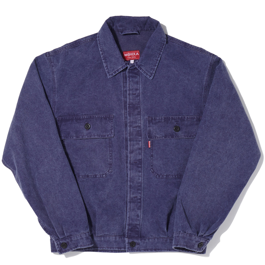 washed station jacket (neptune)