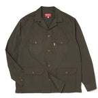 ripstop multitasker lapel overshirt (olive)