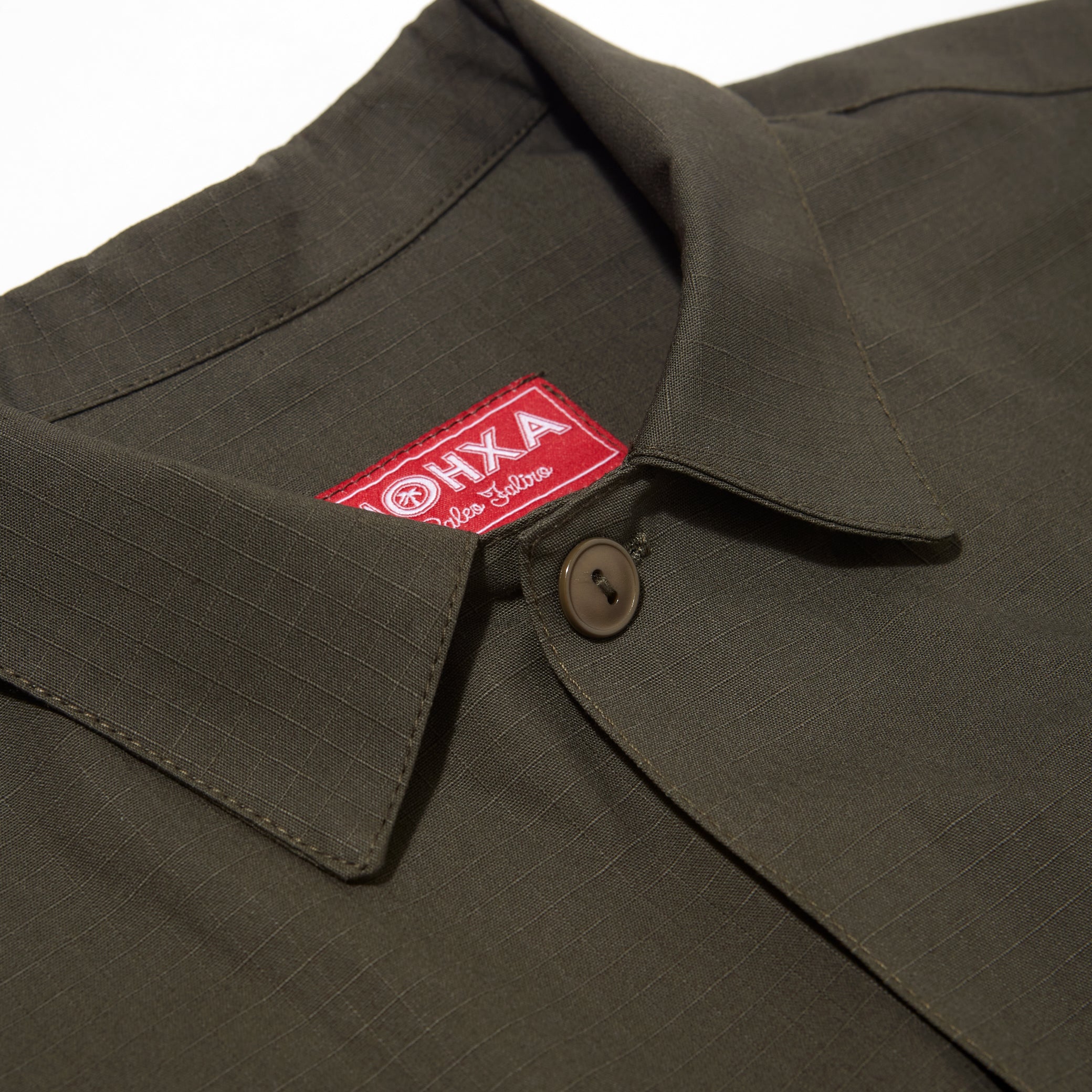 ripstop multitasker lapel overshirt (olive)