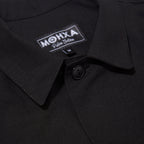 ripstop multitasker lapel overshirt (black)