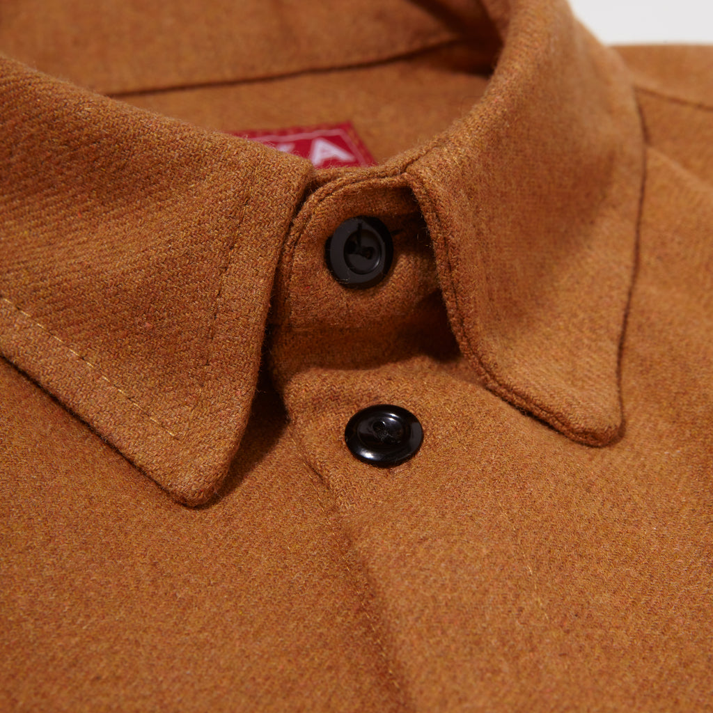 wooly upcycled everyday shirt / caramel