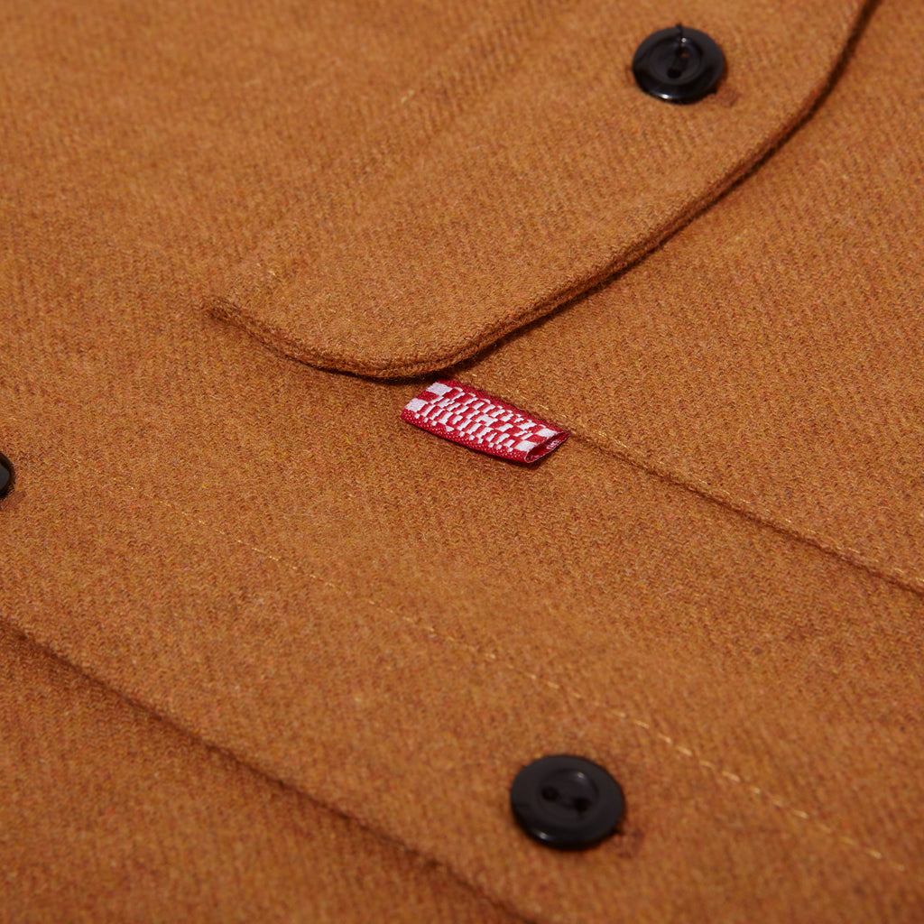 wooly upcycled everyday shirt / caramel