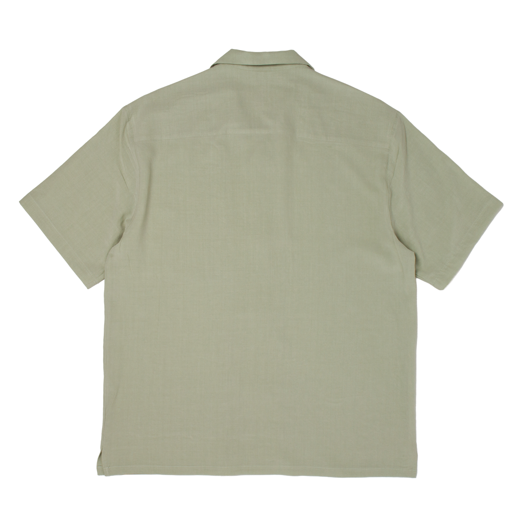 lapel shirt / laurel green