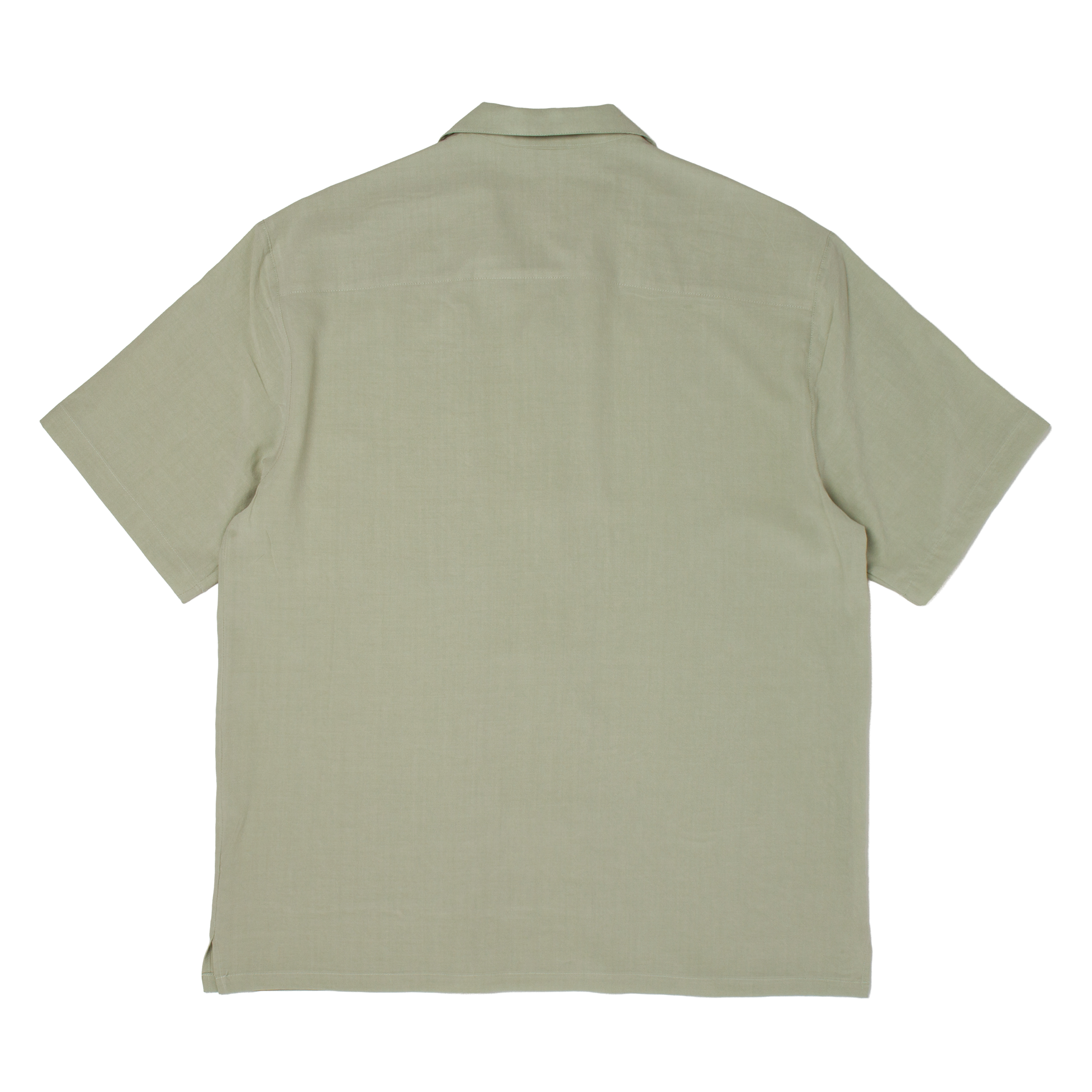 lapel shirt / laurel green