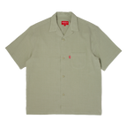 lapel shirt / laurel green