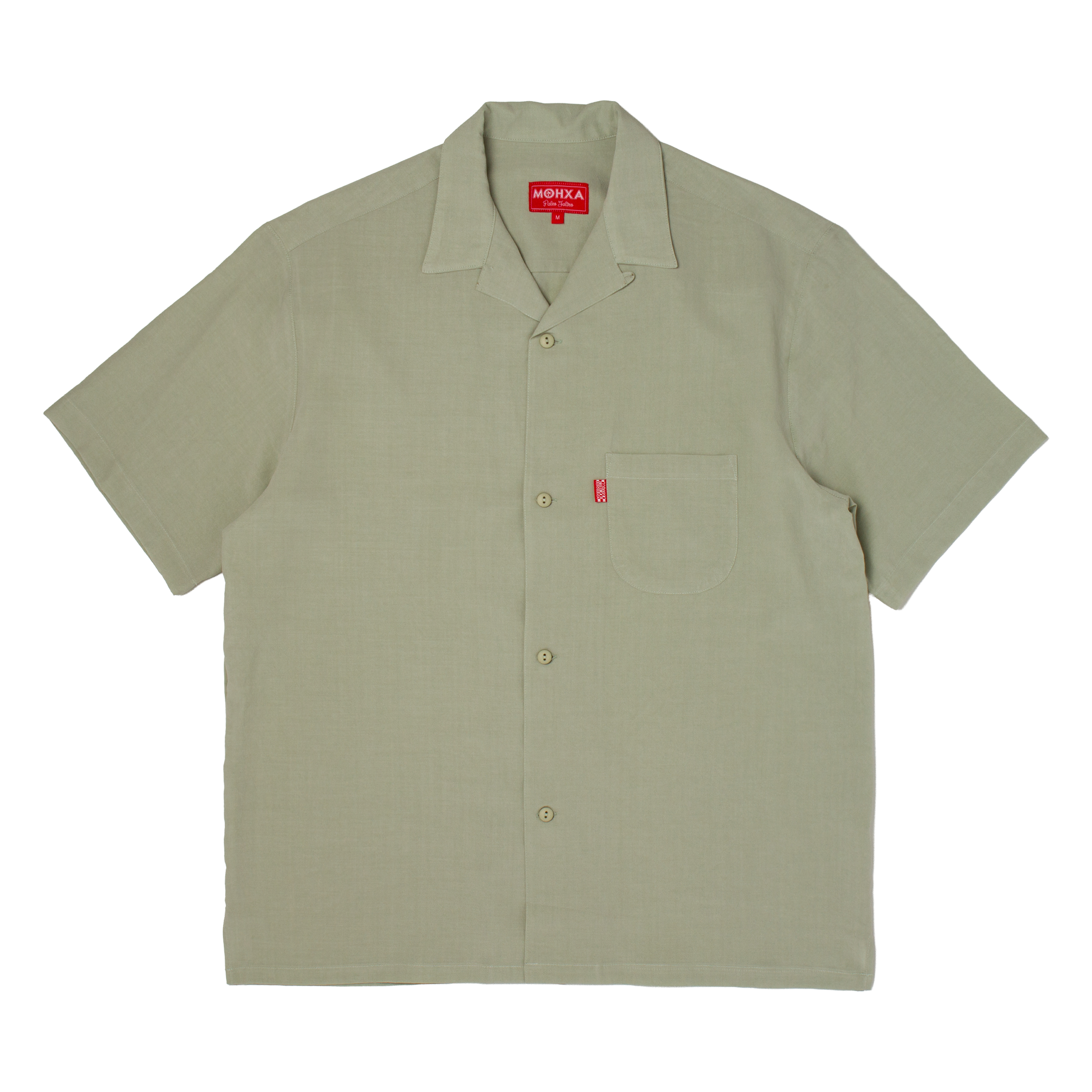 lapel shirt / laurel green