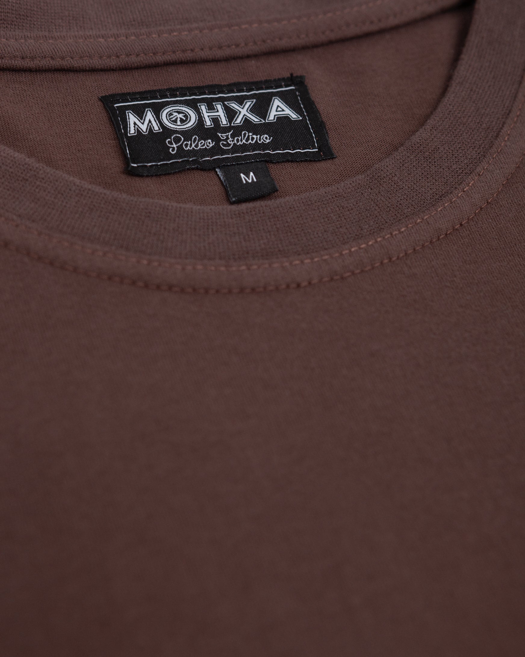 pocket loose tee / dark brown