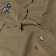 Load image into Gallery viewer, dark olive lapel shirt
