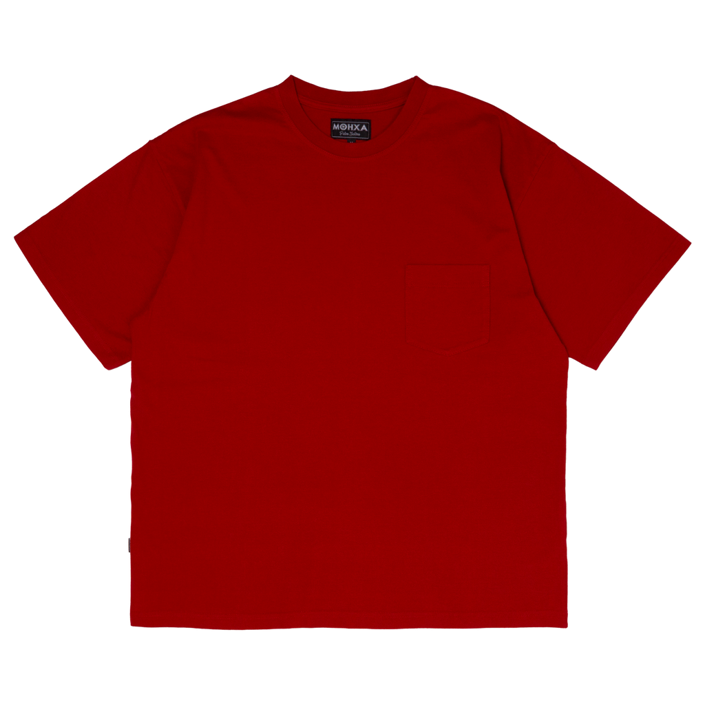 pocket loose tee / brick