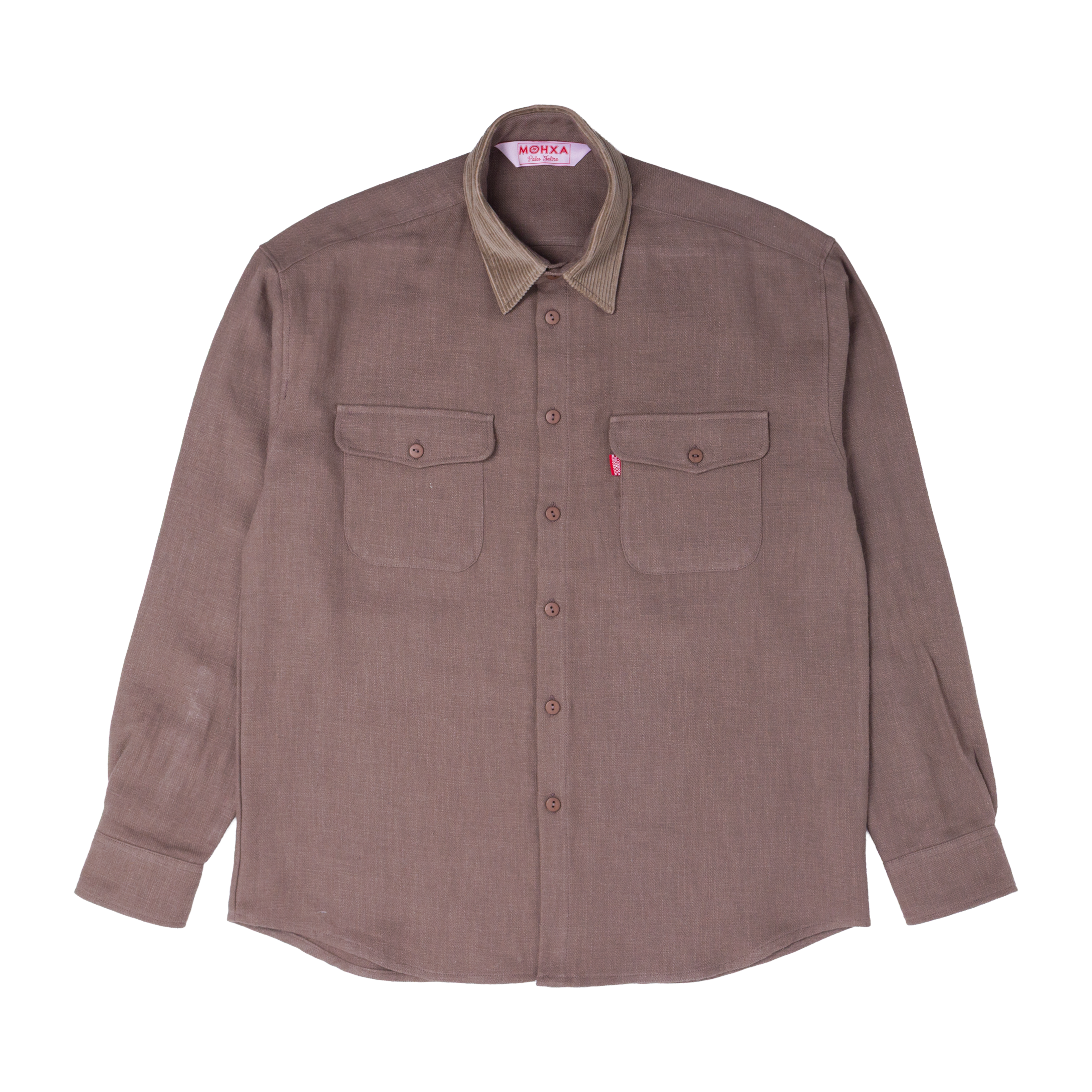 ramie everyday shirt / taupe