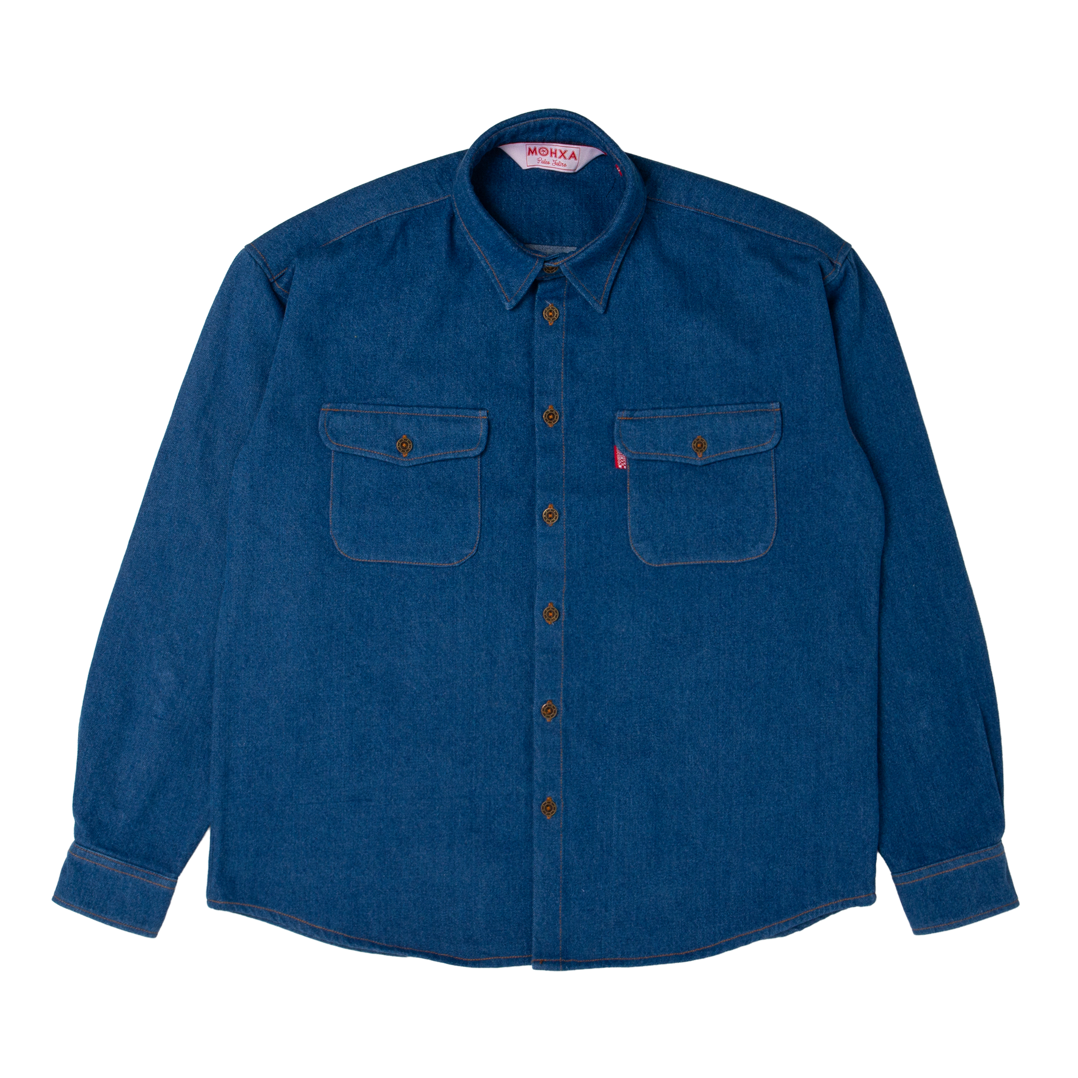 denim everyday shirt / indigo washed