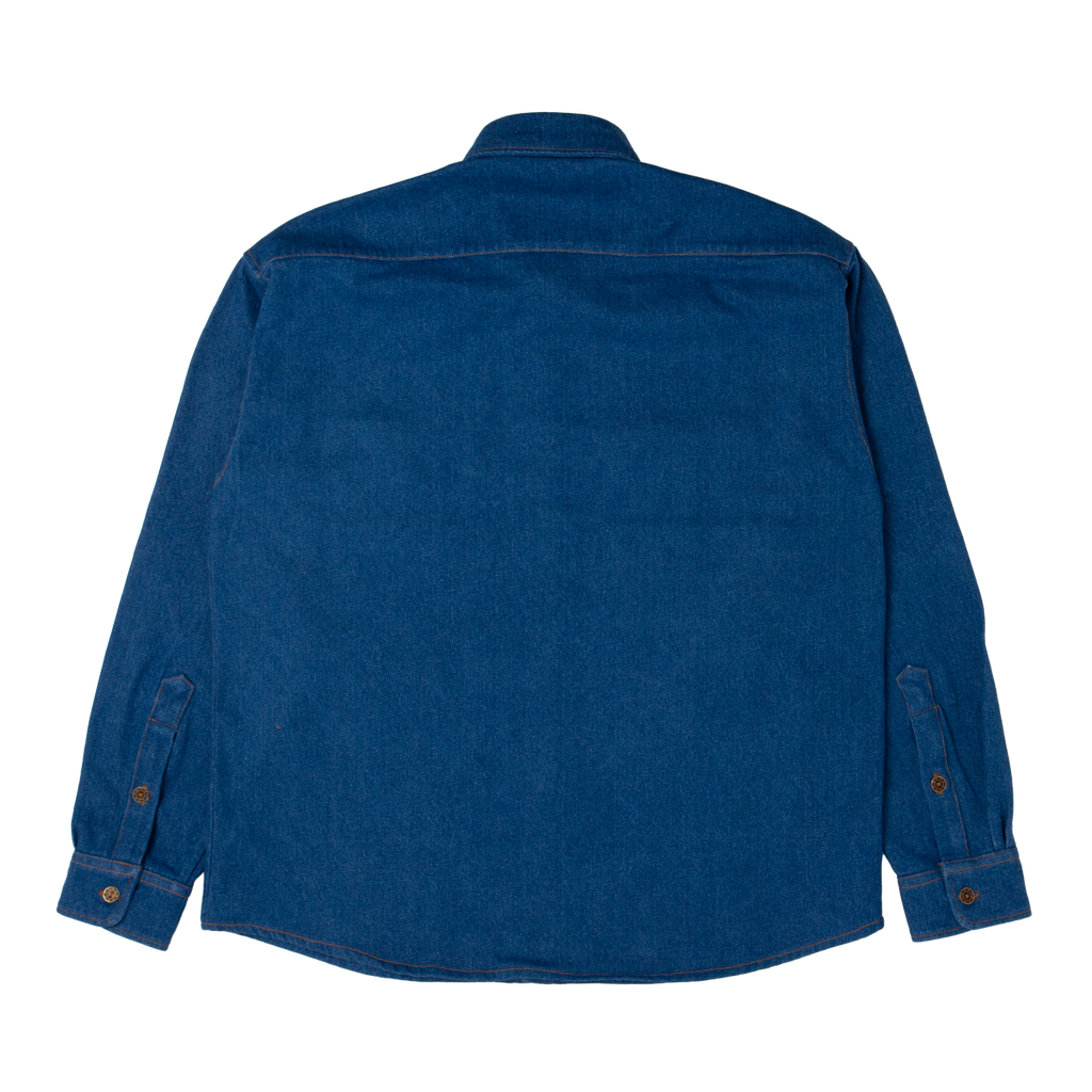 denim everyday shirt / indigo washed