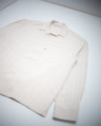 gloria upcycled lapel shirt