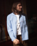 jeremy upcycled lapel shirt