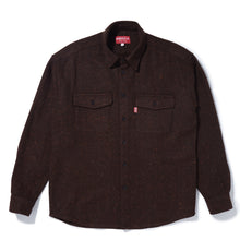 Load image into Gallery viewer, wooly sprinkles upcycled everyday shirt / brown
