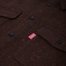 Load image into Gallery viewer, wooly sprinkles upcycled everyday shirt / brown
