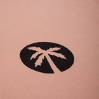 inverted palm logo tee /  apricot