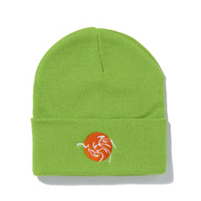 Load image into Gallery viewer, lime sun beanie
