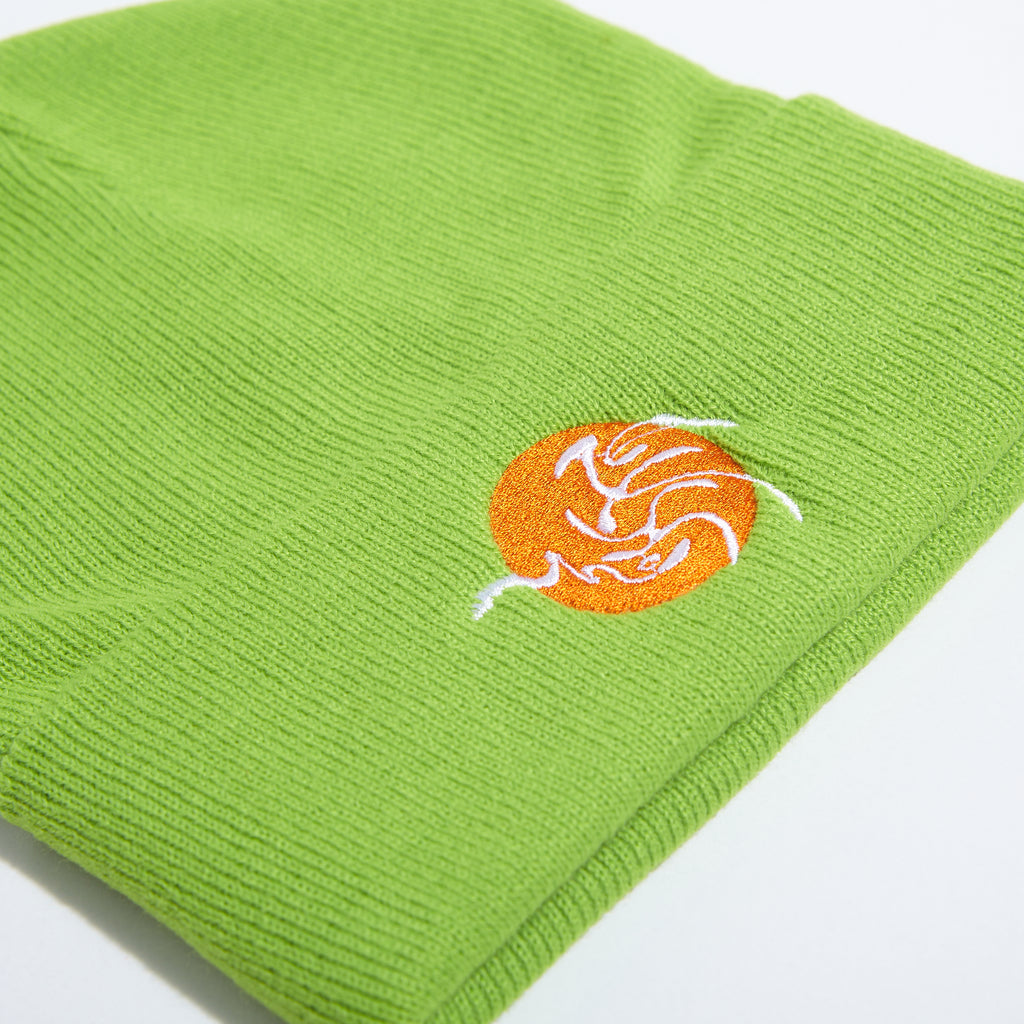 lime sun beanie