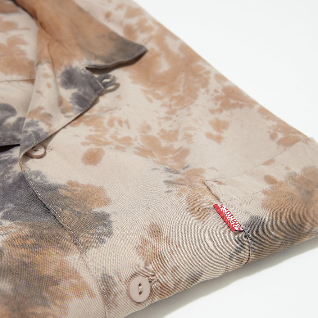 nilsson lapel shirt / pluto tie dye