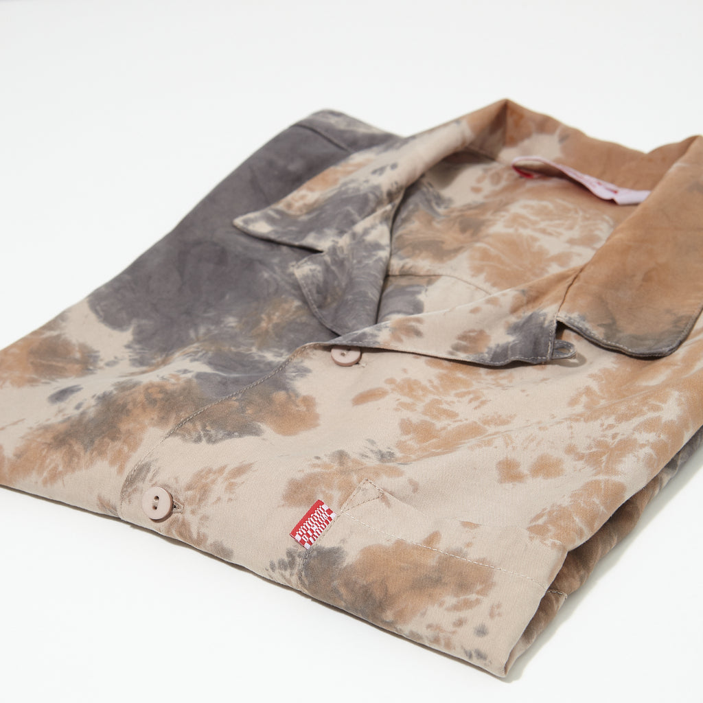 nilsson lapel shirt / pluto tie dye