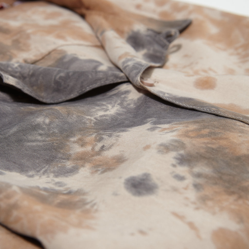 nilsson lapel shirt / pluto tie dye