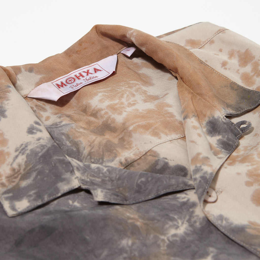 nilsson lapel shirt / pluto tie dye