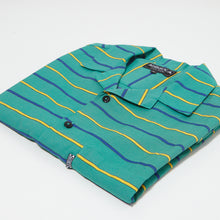 Load image into Gallery viewer, blarney upcycled lapel shirt
