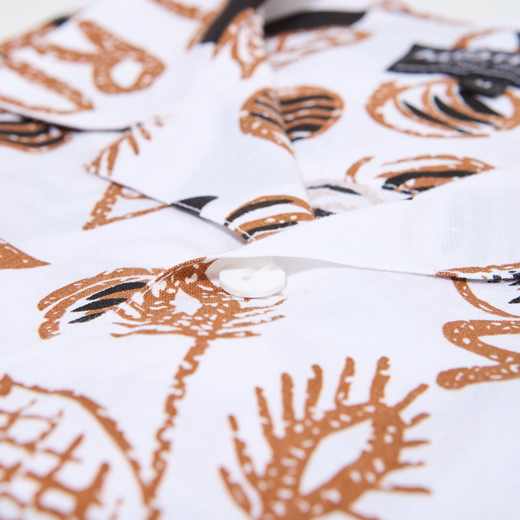 tropique upcycled lapel shirt