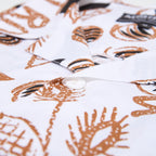 tropique upcycled lapel shirt