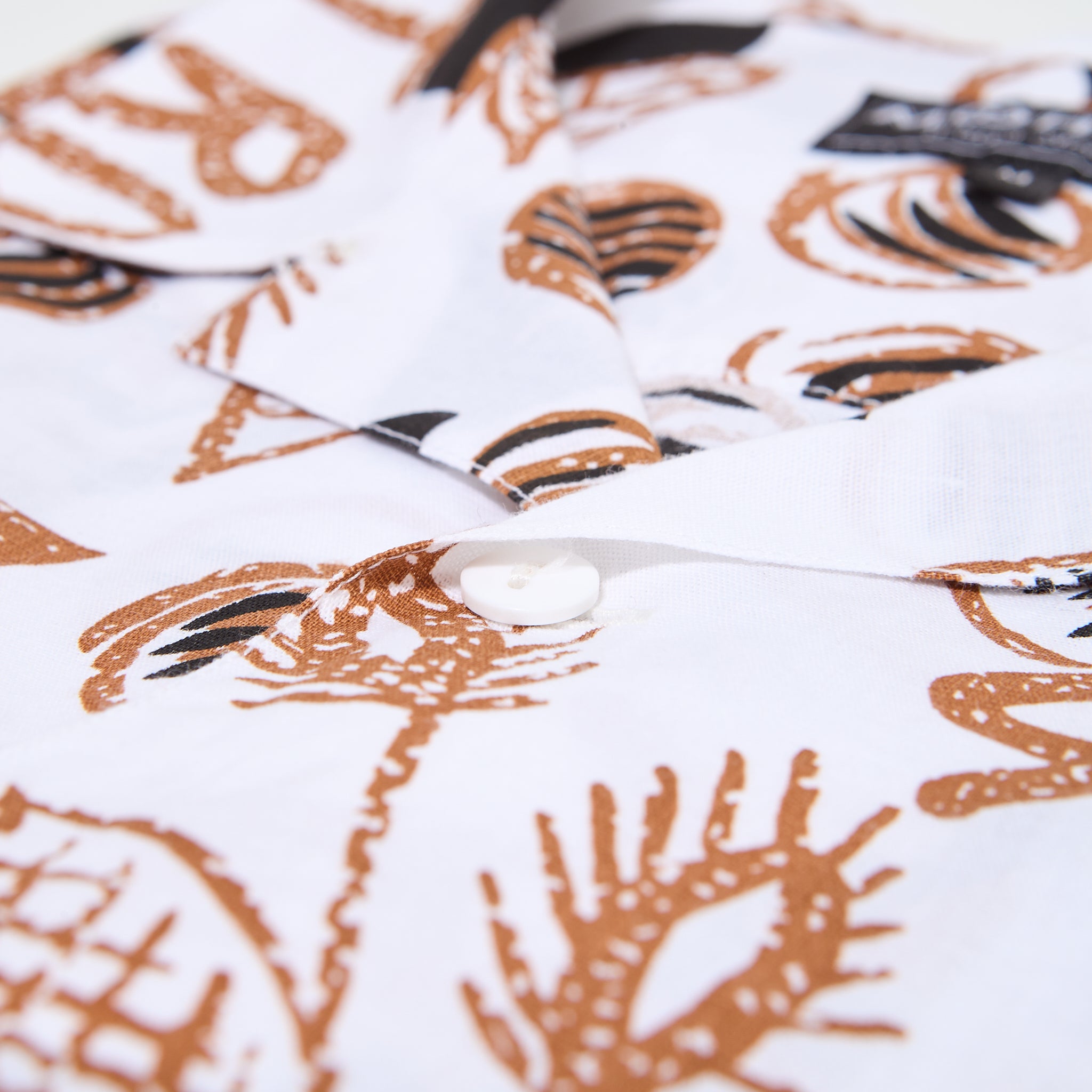 tropique upcycled lapel shirt