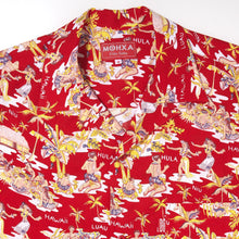 Load image into Gallery viewer, luau lapel shirt (red)
