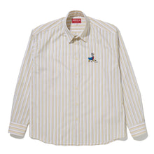 Load image into Gallery viewer, don duck striped everyday shirt (yellow)
