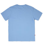 inverted palm logo tee /  placid blue