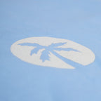 inverted palm logo tee /  placid blue