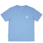inverted palm logo tee /  placid blue