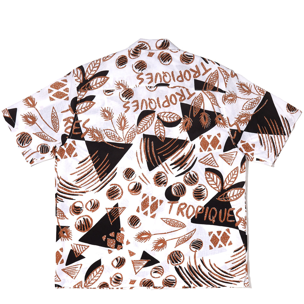 tropique upcycled lapel shirt