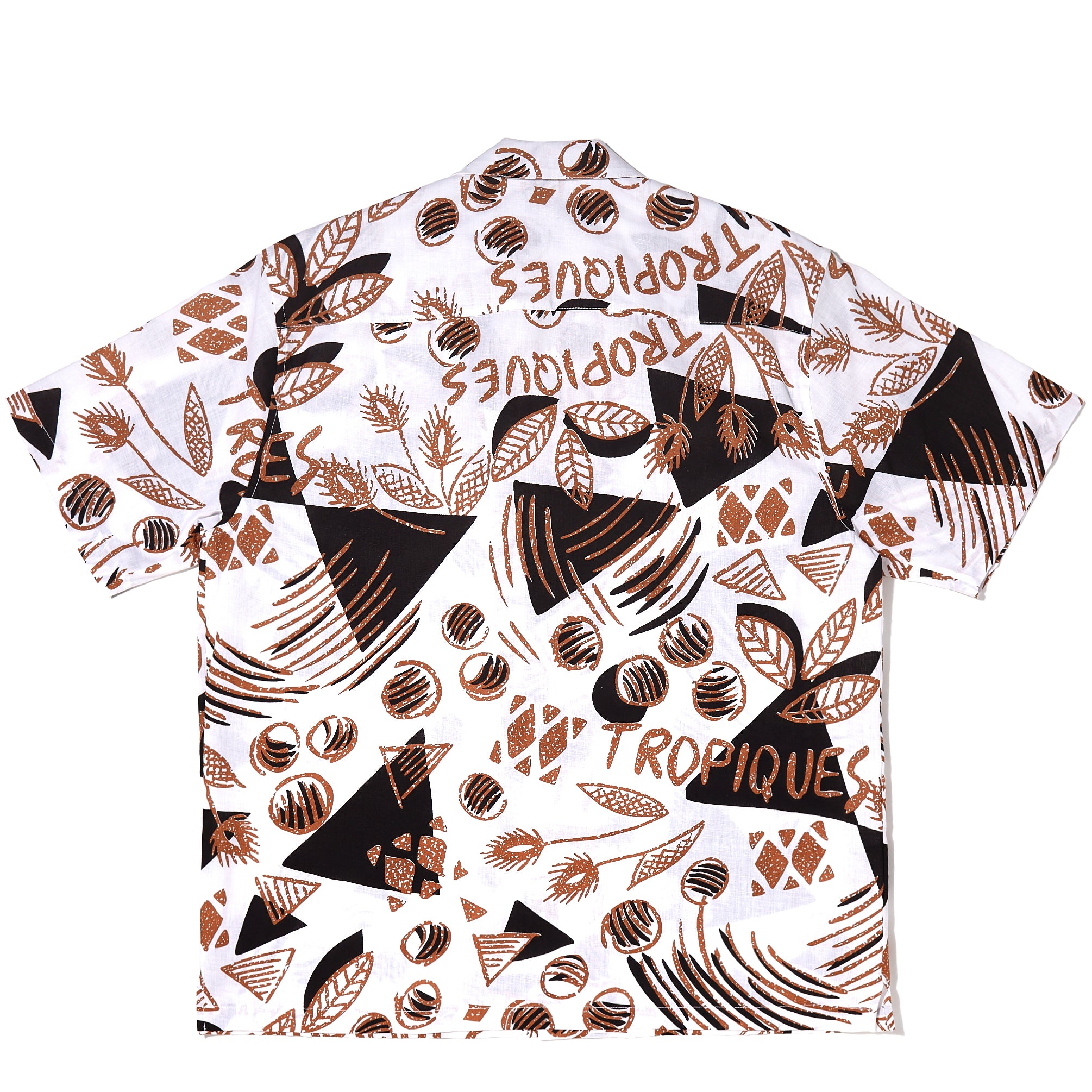 tropique upcycled lapel shirt