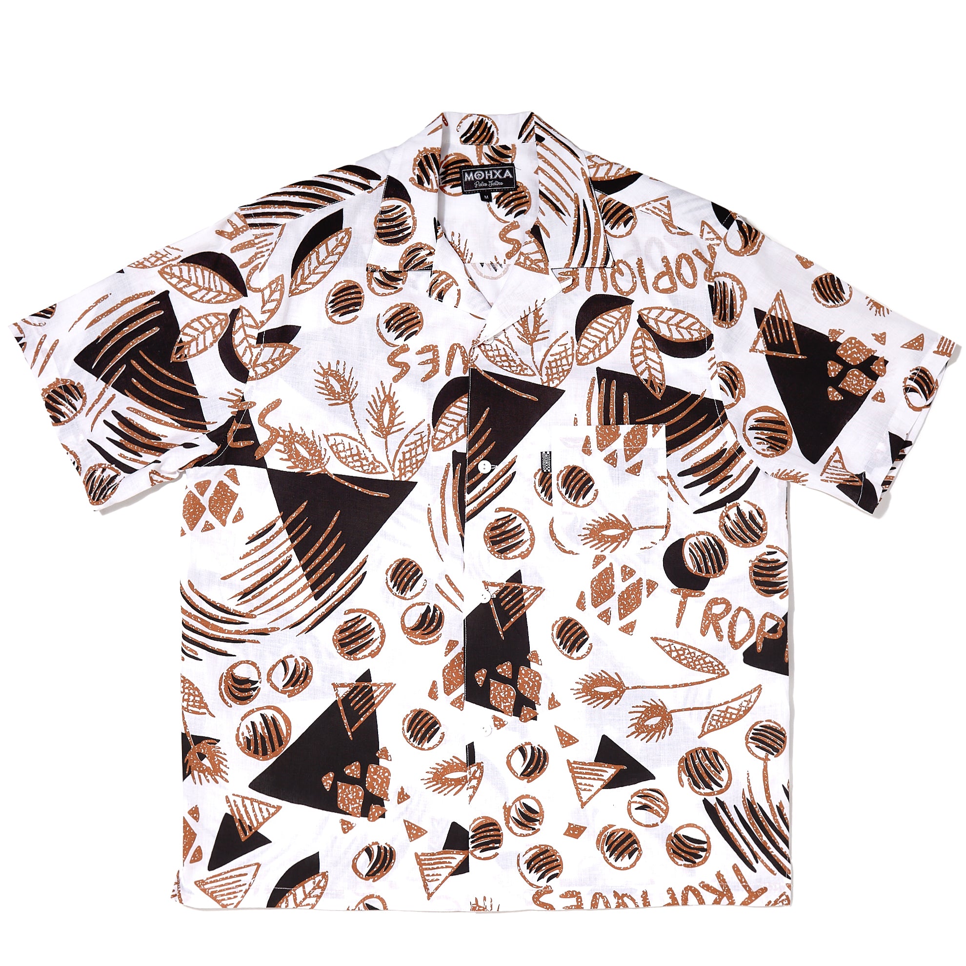 tropique upcycled lapel shirt