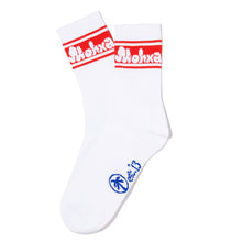 Load image into Gallery viewer, est.13 stripe socks / white
