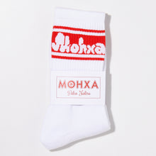 Load image into Gallery viewer, est.13 stripe socks / white
