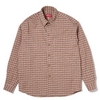 pablo upcycled everyday shirt / brown check