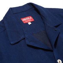 Load image into Gallery viewer, vintage denim multitasker lapel overshirt / indigo
