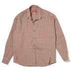 pablo upcycled everyday shirt / brown check