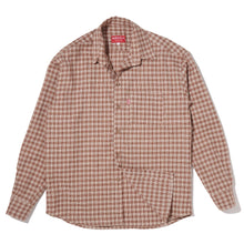 Load image into Gallery viewer, pablo upcycled everyday shirt / brown check
